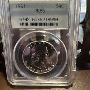 1961�N �t�����N���� �n�[�t�_���[ 50�Z���g - PCGS PR65 - ��90% L-810