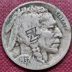 1937�N D �o�b�t�@���[�j�b�P�� 5�Z���g�uZ�v����܂��̓J�E���^�[�X�^���v #64370
