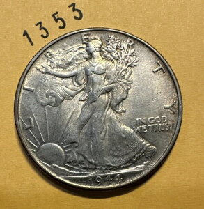 1944�N P �E�H�[�L���O�E���o�e�B �n�[�t�h�� US 50�Z���g 90% ���