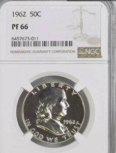 1962�N 50�Z���g �v���[�t �V���o�[ �t�����N���� �n�[�t�_���[ NGC �O���[�h PF 66 �X���b�g 10 �{�b�N�X32