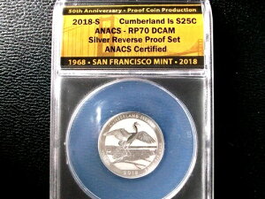 2018-S �V���o�[ ���o�[�X �v���[�t �N�H�[�^�[�R�C�� �W���[�W�A �J���o�[�����h�� ANACS RP70