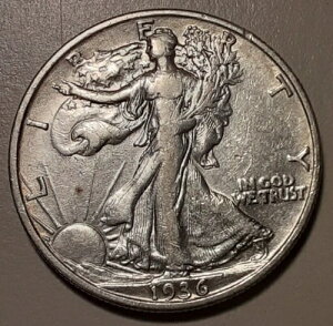 1936�N�t�B���f���t�B�A�����ǔ��s US 50�Z���g �E�H�[�L���O�E���o�e�B�E�n�[�t�h�� 90% (92-3338/PrRm)