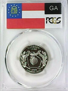 1999-S 25�Z���g �W���[�W�A�B�N�H�[�^�[�ݕ� PCGS PR69 DCAM 90%�V���o�[ 22llau0419