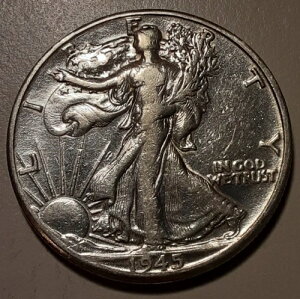 1945-D �E�H�[�L���O�E���o�e�B�E�n�[�t�_���[ �f���o�[�~���g US 50�Z���g 90%��� (#16-4036/76)