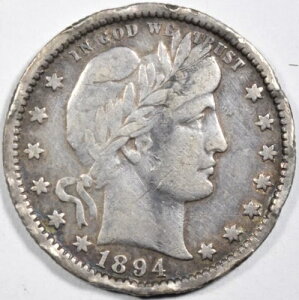 1894 �N�� BARBER QUARTER ~ �o���s�[ ���� ~ ��_�� VF �f�B�e�[�� ~ �K�����i!