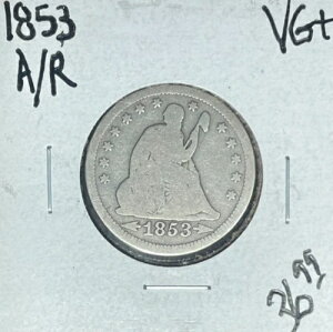 1853�N �A���[�Y�����C�Y �V�[�e�b�h ���o�e�B �V���o�[ �N�H�[�^�[ ?VG+ ?�Ǖi?