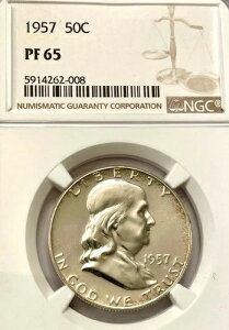 1957�N �v���[�t �t�����N���� NGC PF 65 ***** ���Ɍ���̂��閾�邢�R�C�� - ??