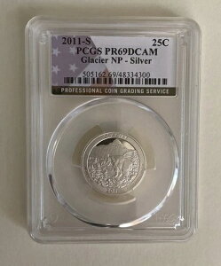 2011-S 25�Z���g �X�e�[�g�N�H�[�^�[ �O���C�V���[ PCGS PR69 DCAM 90% �V���o�[