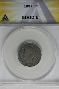 1897 .05 ANACS G 6 ���o�e�B�j�b�P���AV�j�b�P���A5�Z���g�s�[�X