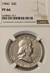 1960�N �v���[�t �t�����N���� NGC PF 66 ***** ���Ɍ���̂��閾�邢�R�C�� - ??