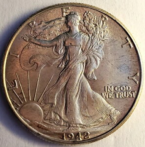 1942�N �E�H�[�L���O�E���o�e�B �V���o�[ �n�[�t�h�� UNC #MC_603