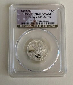 2012-S 25�Z���g �B�N�H�[�^�[ �G���E�����P PCGS PR69 DCAM 90% �V���o�[