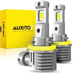 AUXITO 2�� H8 H11 LED �w�b�h���C�g�o���u 16000LM 9005 HB3 9006 HB4 H16 JP H9 LED