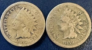 1859�N��1862�N�̃C���f�B�A���w�b�h�y�j�[CN