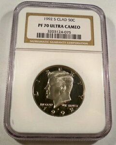 1992-S 50�Z���g �N���b�h NGC PF70UCAM �P�l�f�B �n�[�t�_���[ �v���[�t �E���g���J���I PR 70 DC