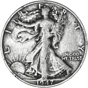 1947�N (P) �E�H�[�L���O�E���o�e�B�E�n�[�t�_���[ ���ɗǍD��90%��� �ʐ^�Q�� V970