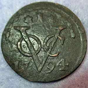 �^���ؖ��� 1794�N �j���[���[�N �y�j�[ VOC �[�[�����g �I�����_�A���n�Z���g