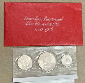 1776-1976�N �A�����J����200���N�L�O �����ʋ��3���Z�b�g�A�Ԃ������ƃ`�F��