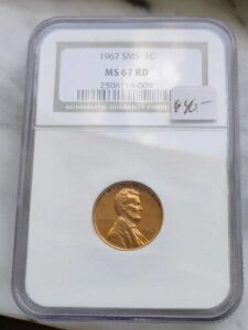 1967�N SMS �����J�[���Z���g NGC MS67 Rd �F�背�b�h