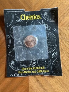 2000�N Cheerios �����J�[�� �Z���g �y�j�[ �v�����[�V�����J�[�h ������1000�����̂�����1��