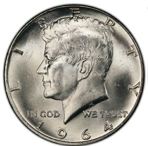 �P�l�f�B �n�[�t�_���[ 1964�N MS64 PCGS �Ӓ�ς� 90% �V���o�[ ������ 50�Z���g�R�C�� ���b�g