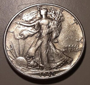 1945-S �E�H�[�L���O�E���o�e�B�E�n�[�t�h�� �T���t�����V�X�R������ US 50�Z���g 90% (#89-3951/76)