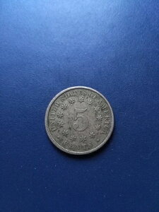 1882�N�� �A�����J�V�[���h�j�b�P���i5�Z���g�j�R�C���A���������I�i���b�g�ԍ��FT767�j