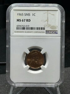 1965�N SMS NGC MS67 RD �����J�[���L�O�y�j�[ 1�Z���g �X�y�V�����~���g�Z�b�g ������