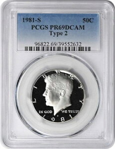 1981-S �^�C�v2 �P�l�f�B�n�[�t PR69DCAM PCGS �v���[�t 69 �f�B�[�v�J���I �N���A 'S'