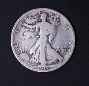 1917-S OBV. �E�H�[�L���O�E���o�e�B�E�n�[�t�h�� US 50�Z���g