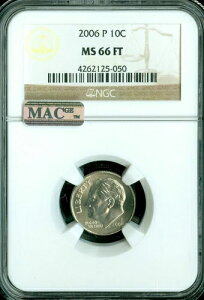 2006 P ���[�Y�x���g �_�C�� NGC MS66 FT PQ 2ND FINEST BUSINESS STRIKE MAC SPOTLESS *