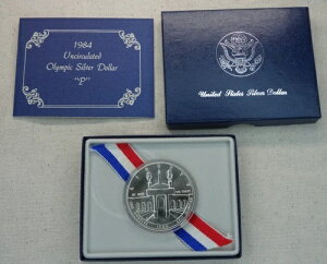 1984-P �I�����s�b�N �A���N �V���o�[ �h�� �č������ǋL�O 1 �h�� OGP �{�b�N�X COA