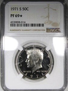 1971-S �v���[�t �P�l�f�B �n�[�t�_���[ NGC PR69 STAR �X�J�b�t�B�z���_�[