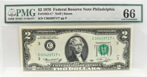 1976�N 2�h�� �t�B���f���t�B�A �X�^�[ �m�[�g PMG CU66 FR 1935-C*