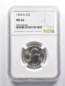MS64 1964-D ���V���g�� �N�H�[�^�[ NGC - �S�[���f���G���h�I�u���[���g�[�� *5002