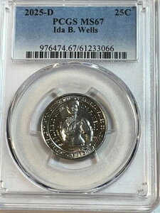 2025 D �A�C�_�EB�E�E�F���Y 25�Z���g PCGS MS67 �����p�N�H�[�^�[