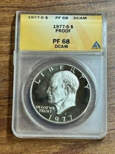 1977 S �v���[�t �A�C�[���n���[ �A�C�N�h�� CN�O���[�h ANACS PF68 DCAM CAMEO (Slab1138)-