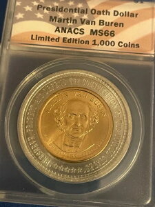 2008-D ANACS MS66 �哝�̐鐾�h�� �}�[�e�B���E���@���E�r���[���� ����� 1000��
