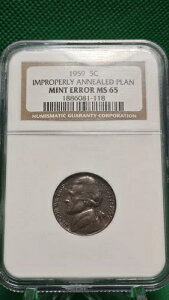 1959�N �W�F�t�@�[�\���E�j�b�P�� 5�Z���g MS65 �s�K�؂ɏĂ��Ȃ܂����ꂽ�v�����V�F�b�g �~���g�G���[�R�C��