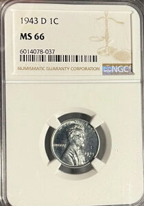 1943-D NGC MS66 �����J�[���E�X�`�[���E�y�j�[