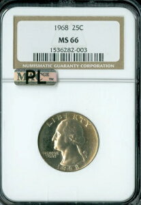 1968�N���V���g���N�H�[�^�[NGC MS66 MAC PL �󏭕i�B