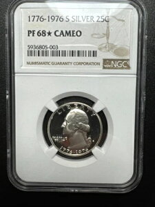 1976-S �V���o�[ ���V���g�� 200 ���N�L�O�N�H�[�^�[ NGC PF68* STAR �J���I �v���[�t�B