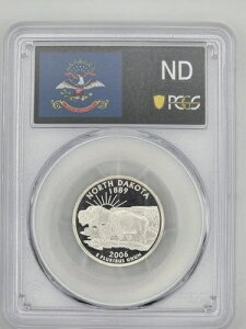 2006-S 25�Z���g �m�[�X�_�R�^ �V���o�[ �X�e�[�c �N�H�[�^�[ PCGS PR70 DCAM �g�b�v�|�b�v