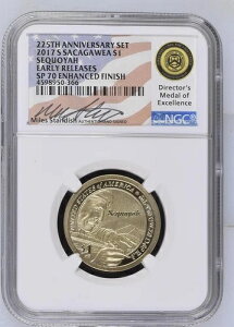 2017-S �T�J�K�E�B�A�E�Z�R�C�A 225���N�L�O�Z�b�g $1 NGC SP 70 �G���n���X�d�グ M.�X�^���f�B�b�V��