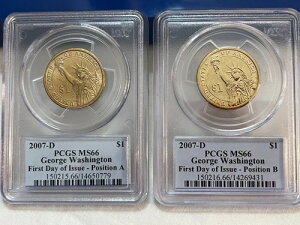 2007-D �哝�̃h�� ���s���� ���V���g�� POS A B PCGS MS66