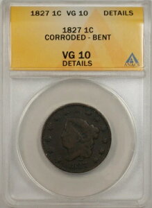 1827�N�� ���[�W�Z���g 1C ANACS VG 10 �ו����H�E�Ȃ��肠��