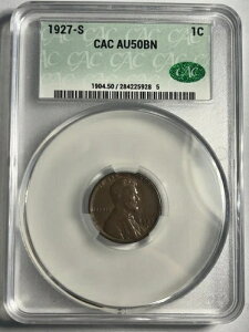 1927-S �����J�[�� �E�B�[�g �Z���g CAC �O���[�h CACG AU50