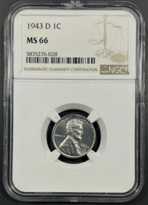 1943-D NGC MS66 �����J�[���E�X�`�[���E�Z���g 1C - �_�C�E�|���b�V��