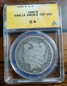 1880-P $ �����K�� �V���o�[ �_���[ TOP-100 VAM ���x�� - VAM-1A �m�u 8 - ANACS G4!