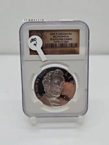 2009�N �����J�[�����a200���N�L�O �V���o�[�_���[ $1 NGC PF69 �E���g���J���I 3290177-043 MO-4